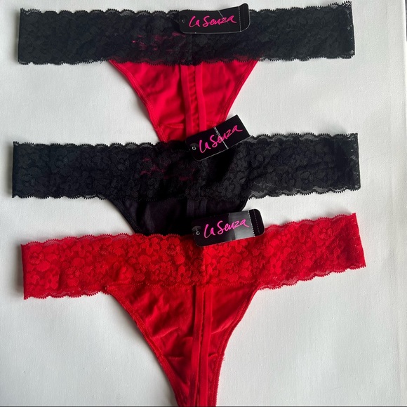 NWT La Senza 3 piece bundle (3 tanga/thong) L - Picture 2 of 7